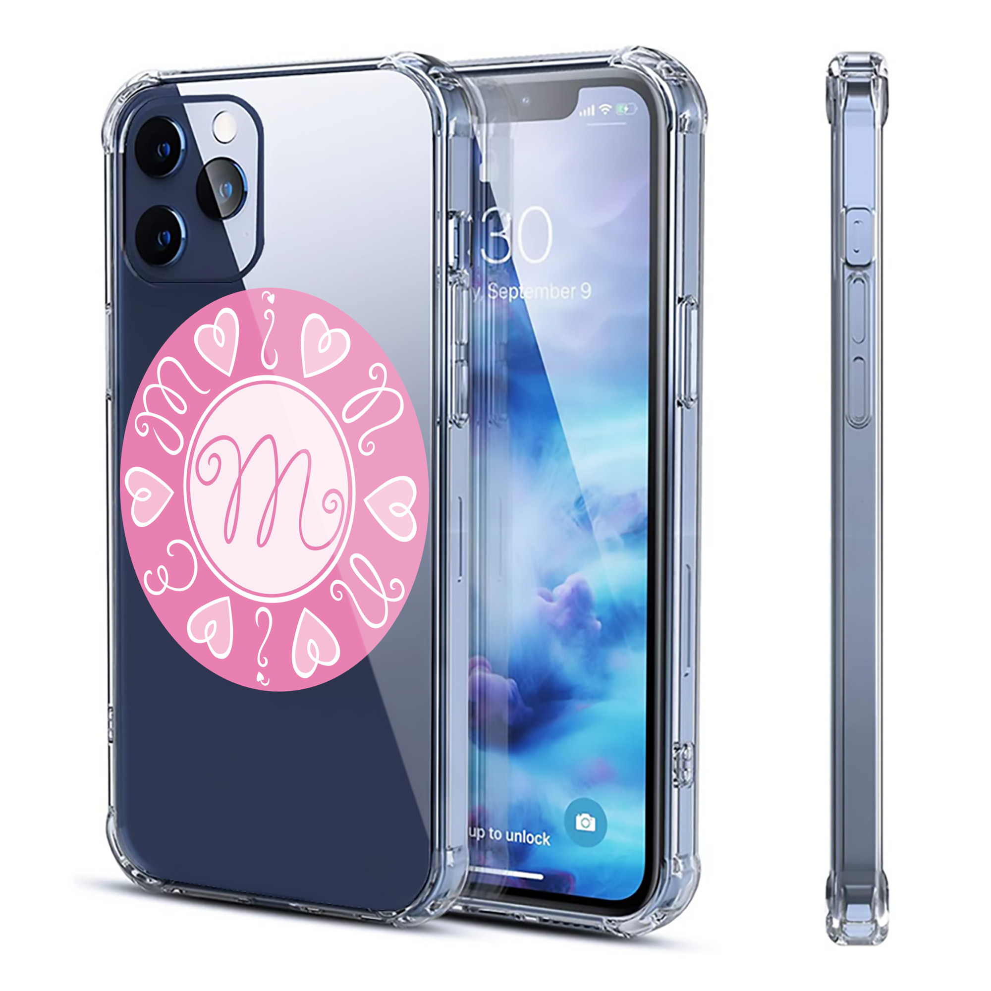 （画像用） ミッキーマウス Mickey Mouse 【iPhone 12シリーズ対応】透明スマホケース（クリアソフトケース）